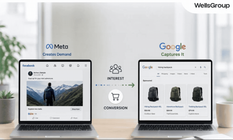 Meta Creates Demand Google Captures It